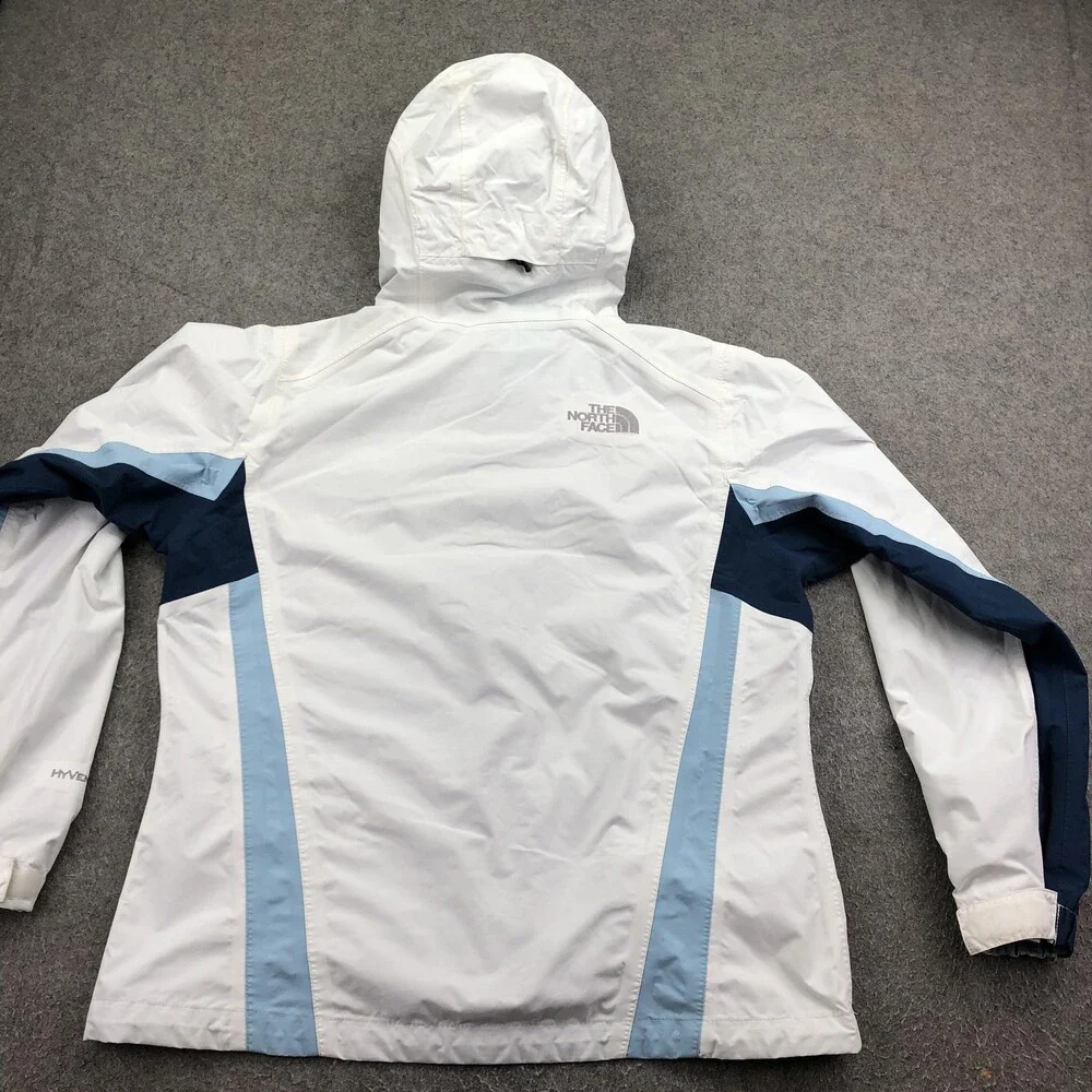 The North Face Jacket Womens Small White DryVent Hooded Full Zip Ski Snowboard